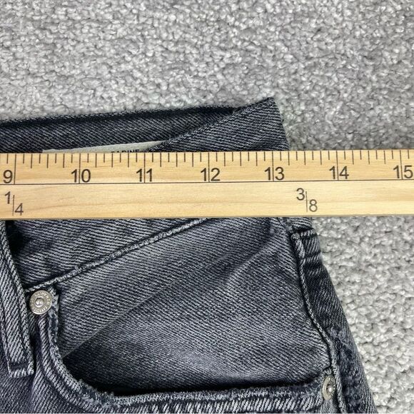 Citizens Of Humanity Sabine Jeans Women’s 26 Gray Straight High Rise Raw Hem - Picture 11 of 15